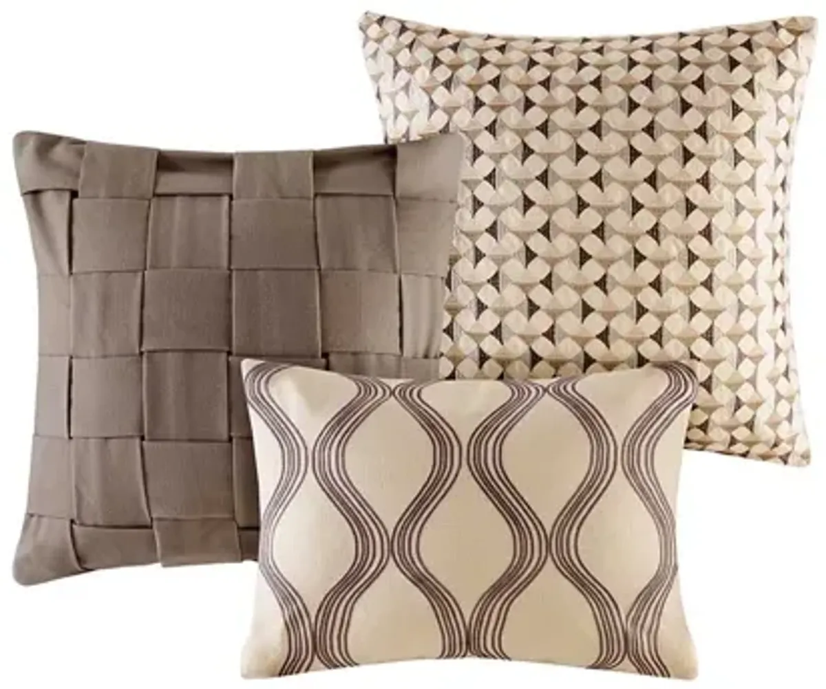 Shades of Grey 8-Piece Queen Comforter Set