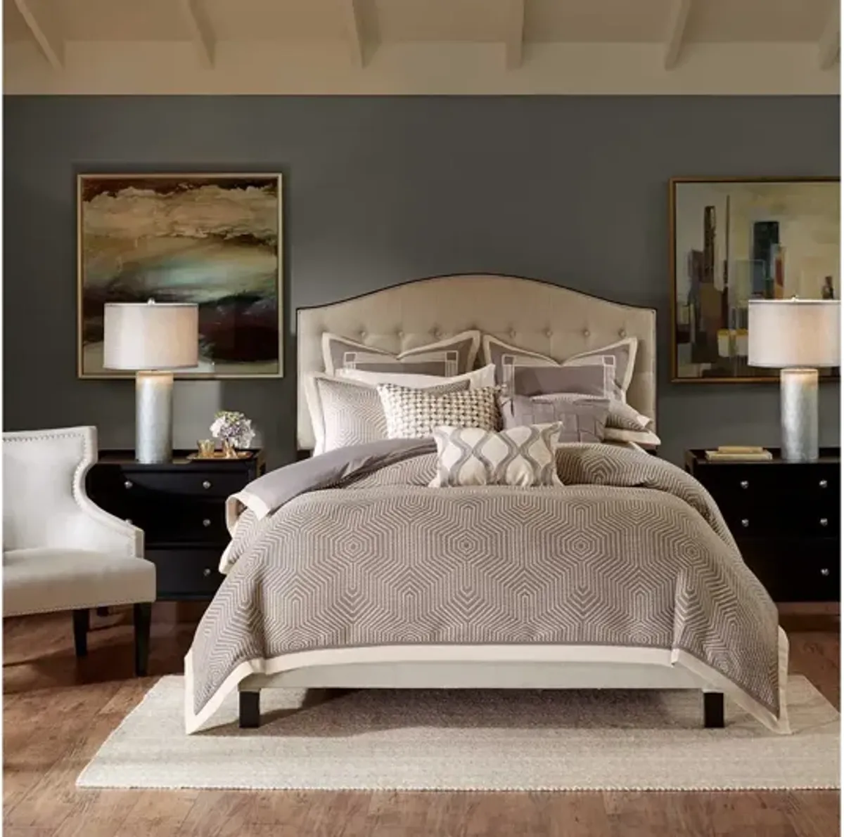 Shades of Grey 8-Piece Queen Comforter Set