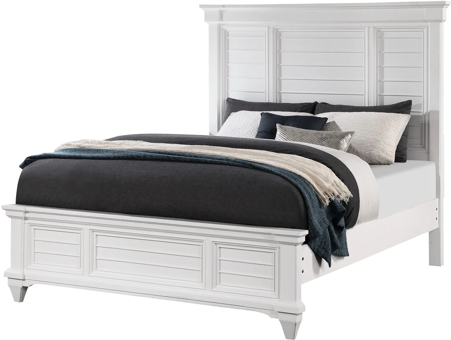 Bay Harbor White King Bed