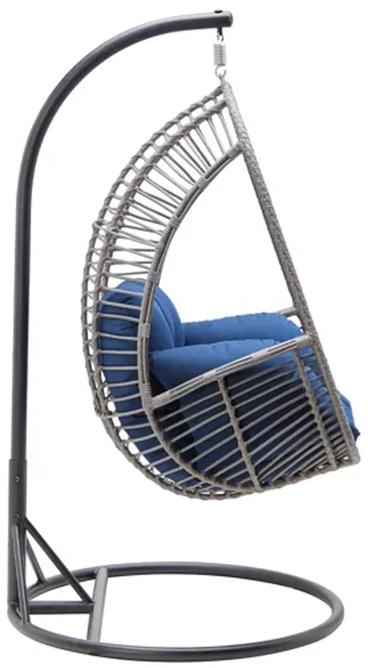 Hanging Basket Navy Patio Egg Chair