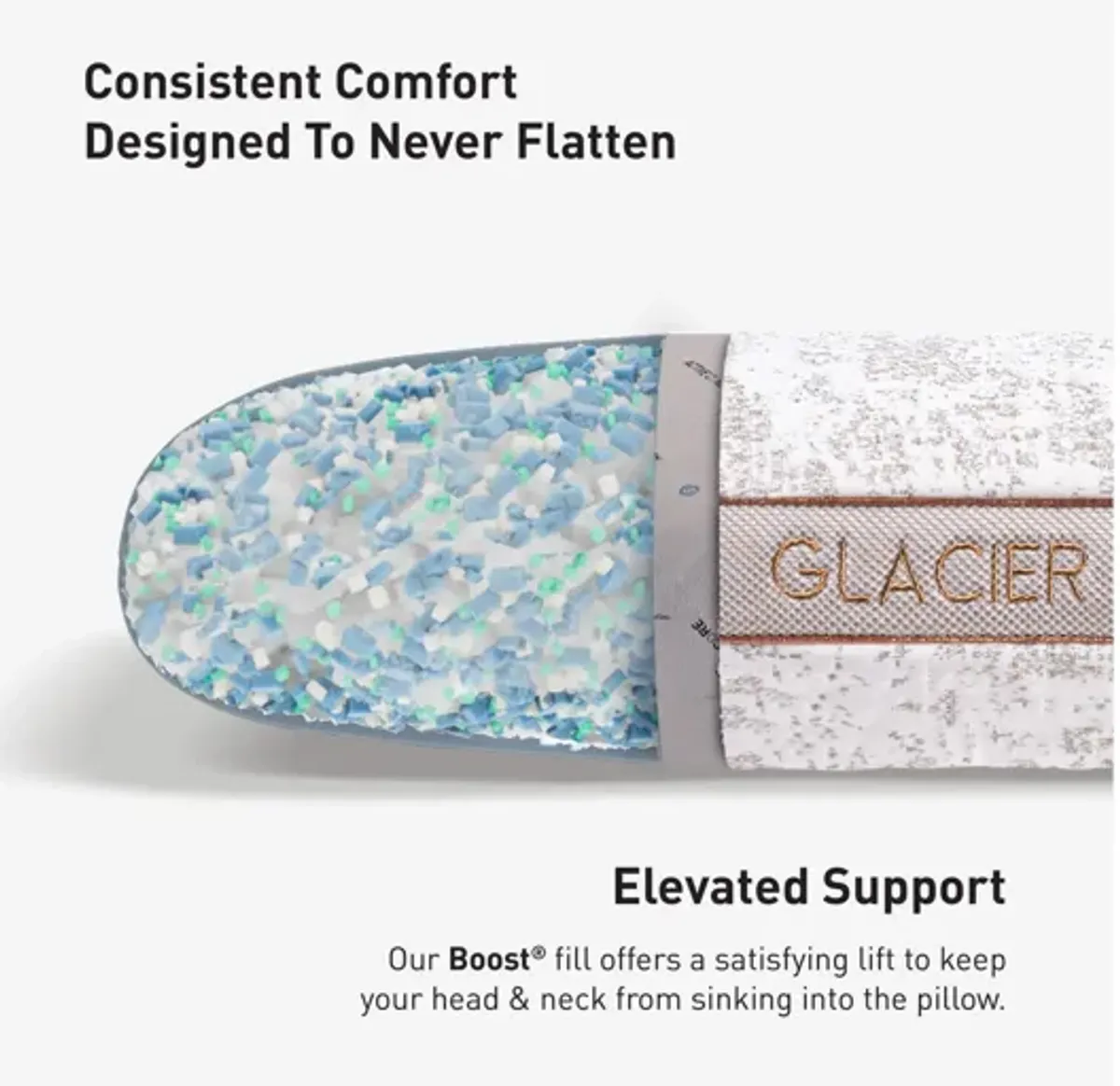 Glacier Performance Pillow 2.0 by Bedgear