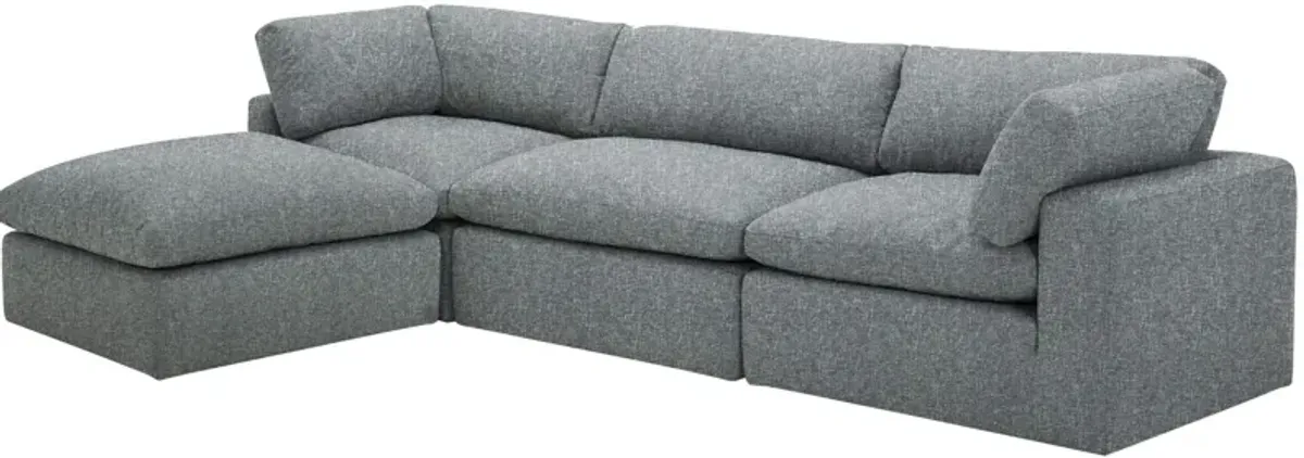 Hugg 4-Piece Modular Sectional with Ottoman