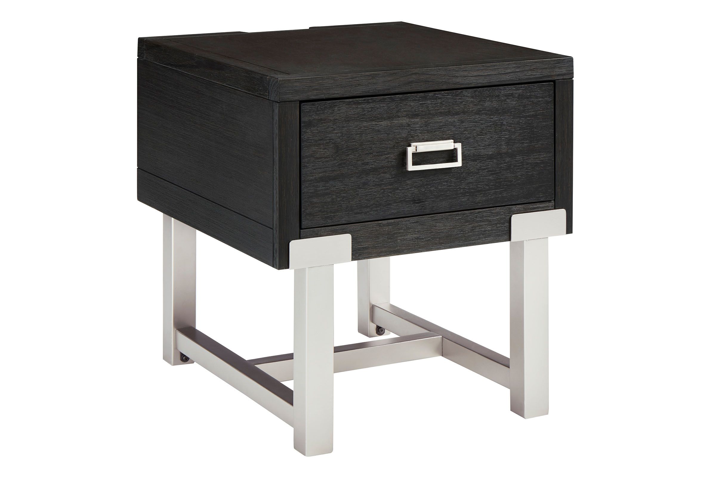 Chisago End Table with USB Ports & Outlets by Millennium
