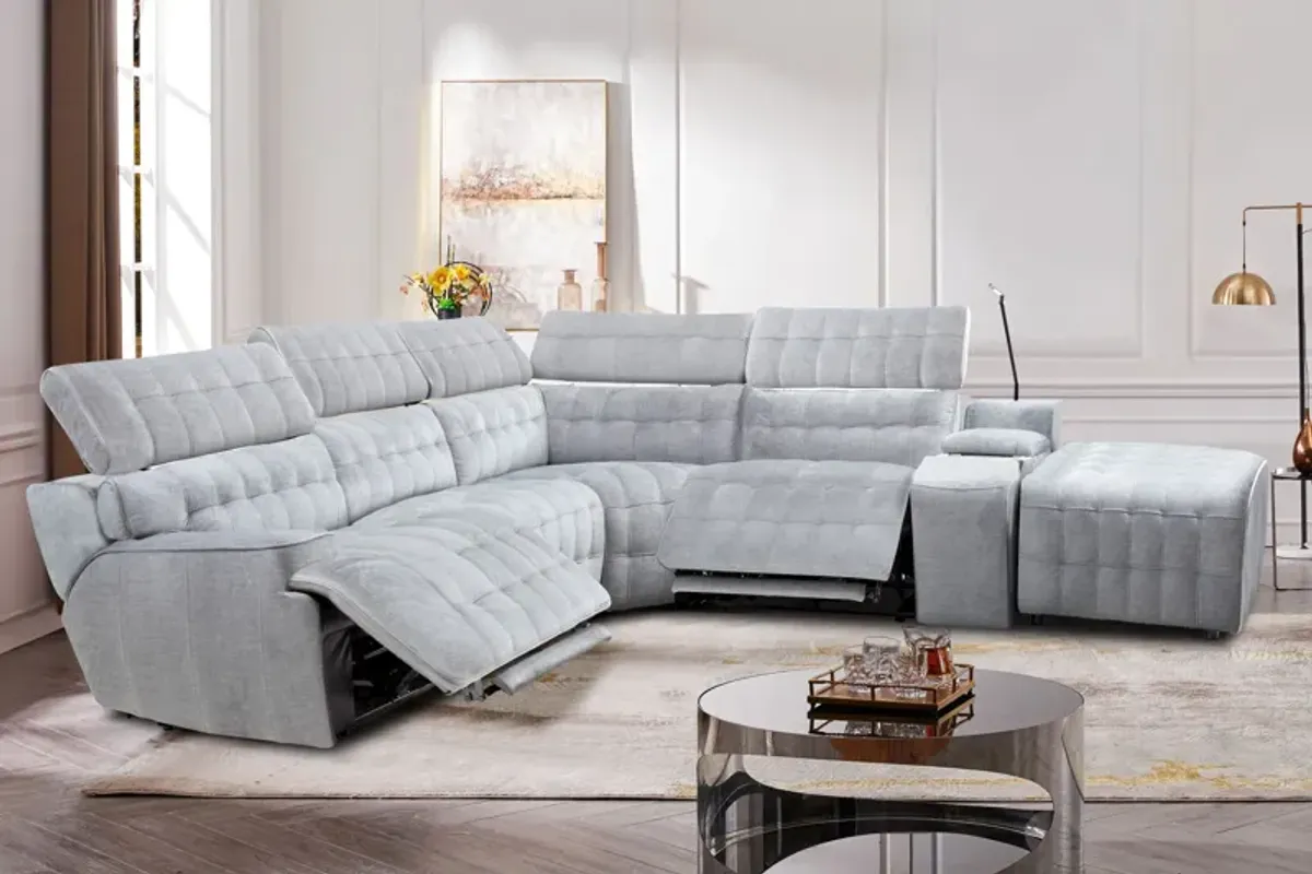 Dexter Zero Gravity Dual Power Reclining 7-Piece Sectional