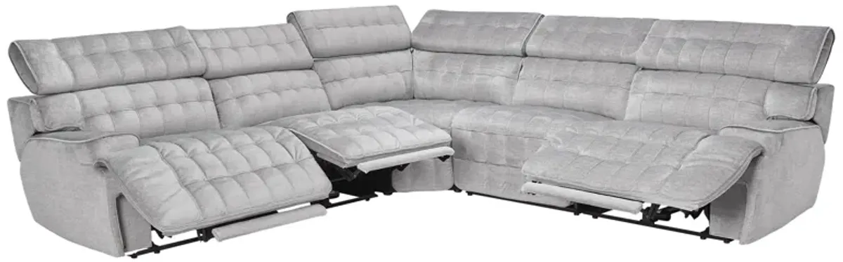 Dexter Zero Gravity Dual Power Reclining 5-Piece Sectional