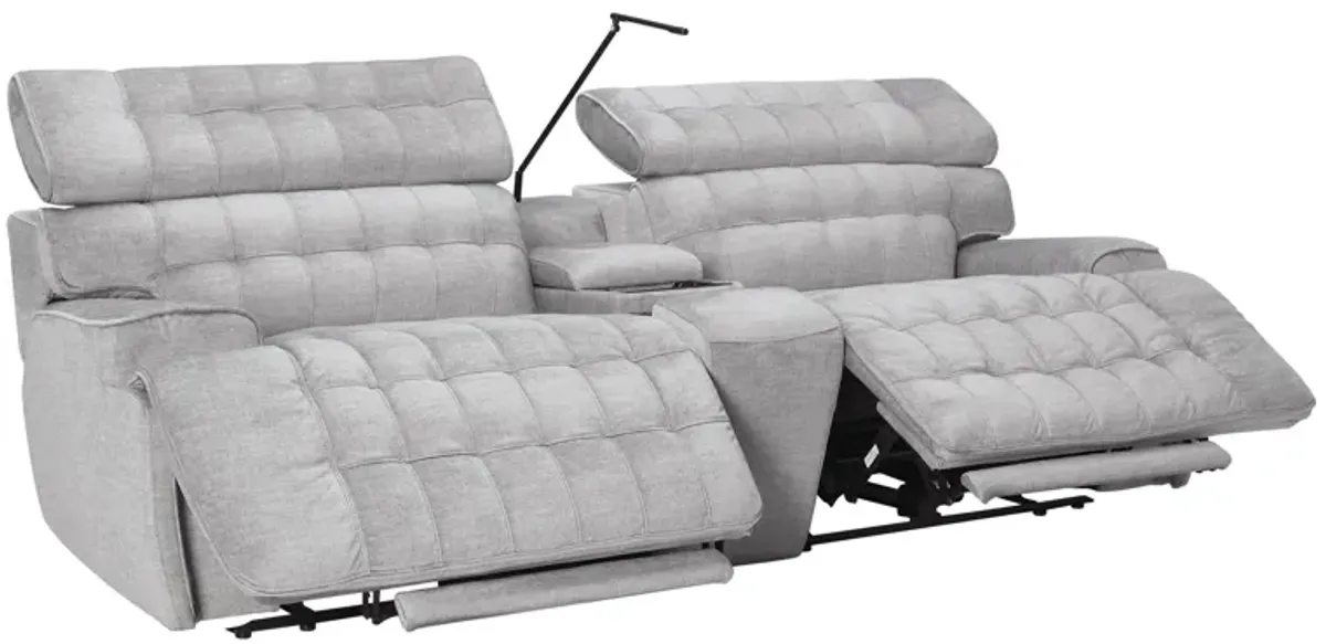 Dexter Zero Gravity Dual Power Reclining Console Loveseat