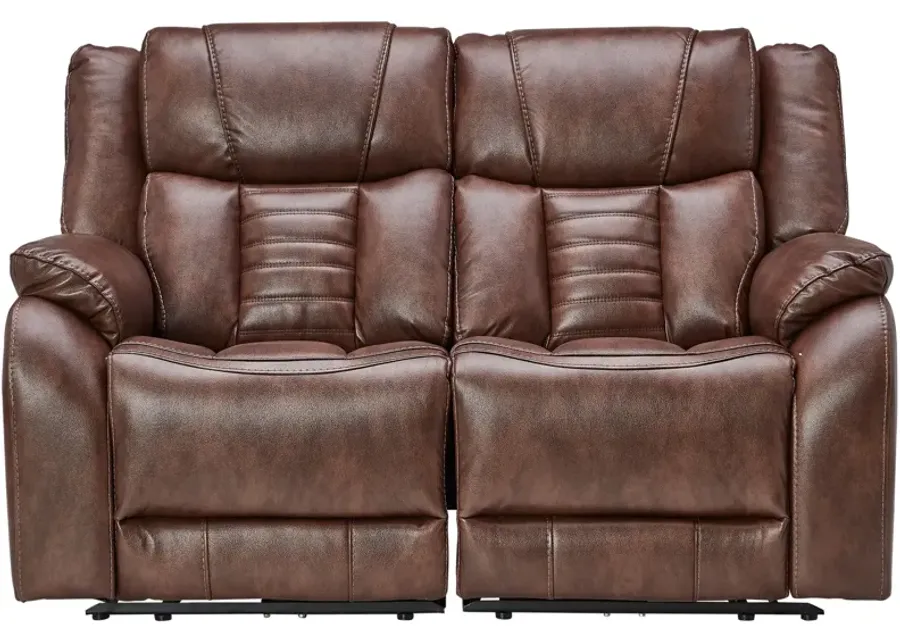 Charger Dual Power Reclining Loveseat