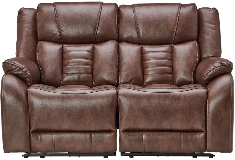 Charger Dual Power Reclining Loveseat