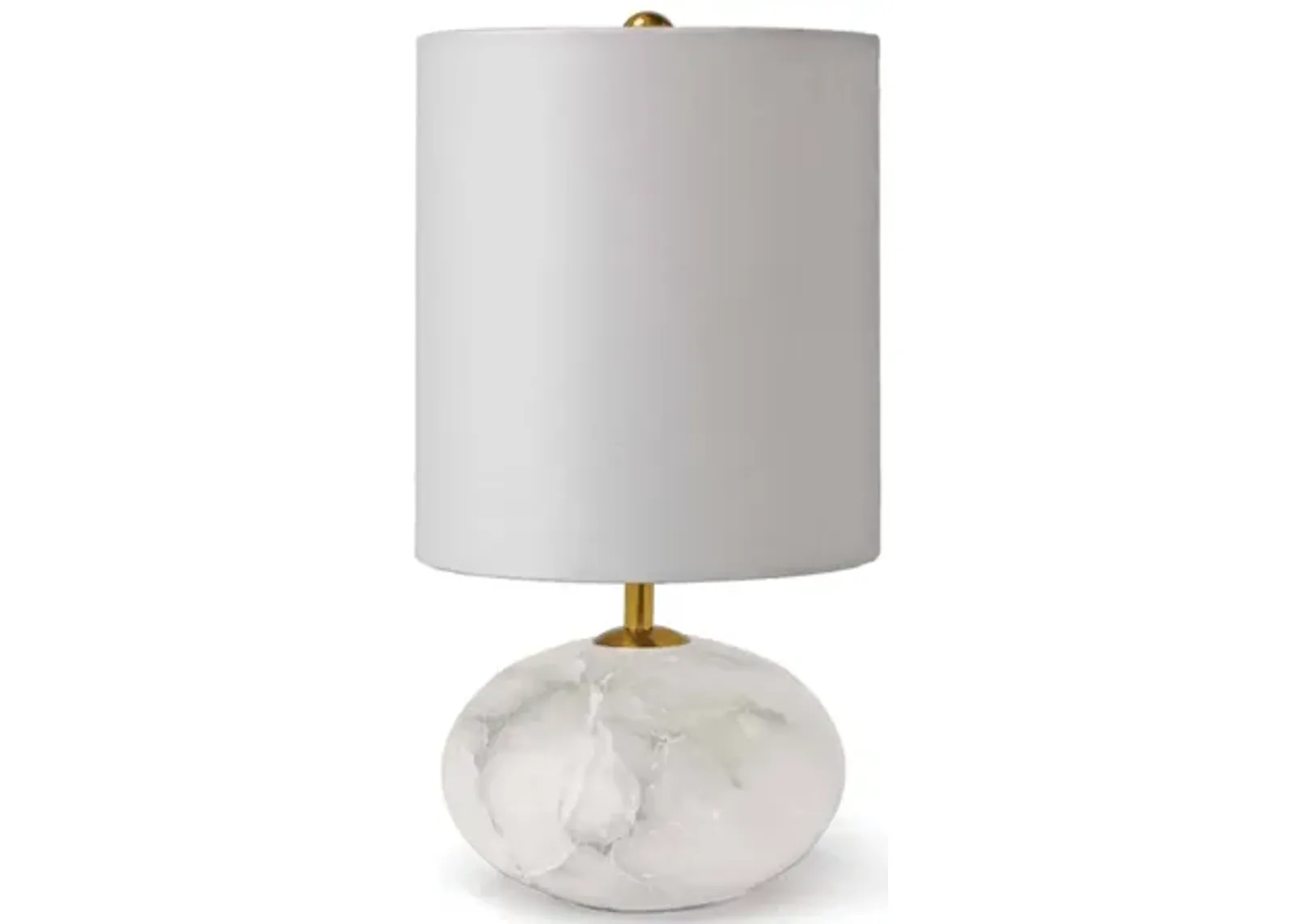 Alabaster Mini Orb Lamp by Regina Andrew