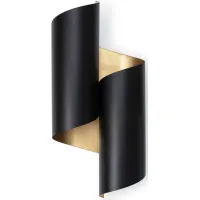 Folio Black and Gold Sconce by Regina Andrew