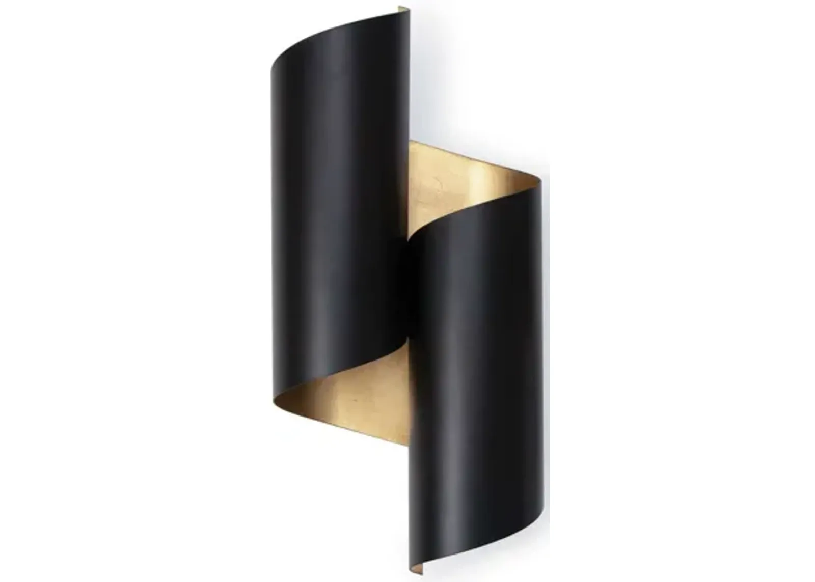 Folio Black and Gold Sconce by Regina Andrew