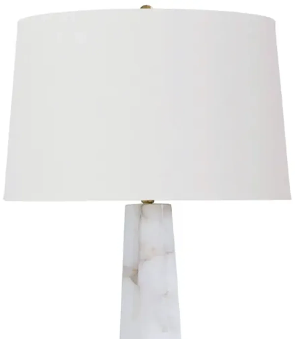 Quatrefoil Alabaster Table Lamp by Regina Andrew