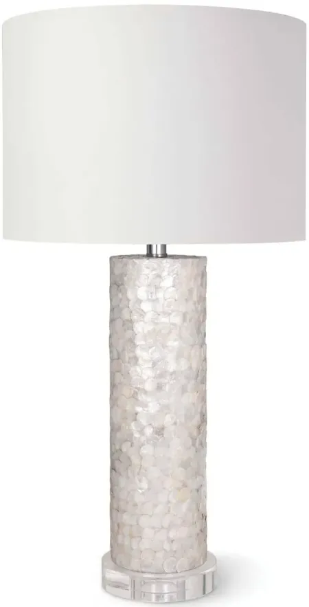 Scalloped Capiz Table Lamp by Regina Andrew
