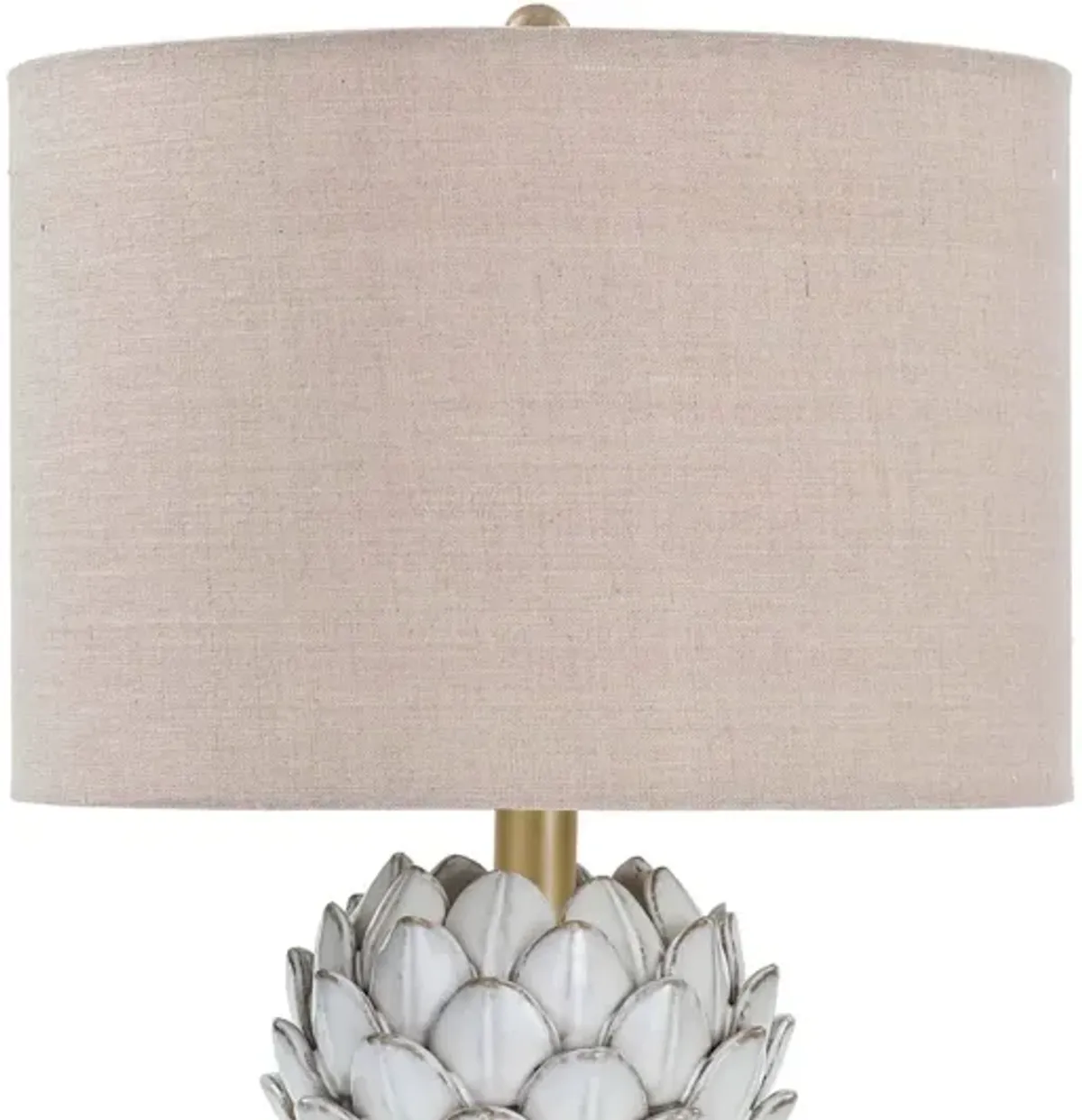 Leafy Artichoke Ceramic Table Lamp by Regina Andrew