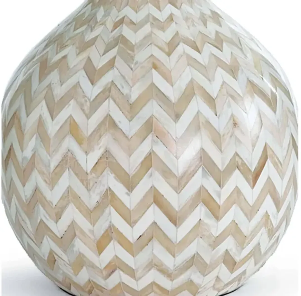 Chevron Natural Bone Table Lamp by Regina Andrew