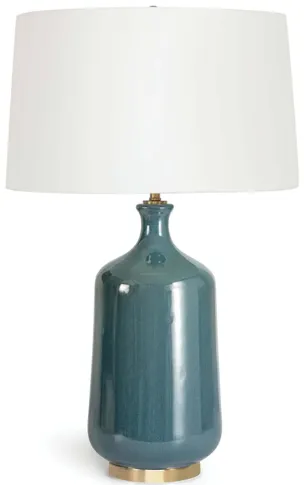 Glace Blue Ceramic Table Lamp by Regina Andrew