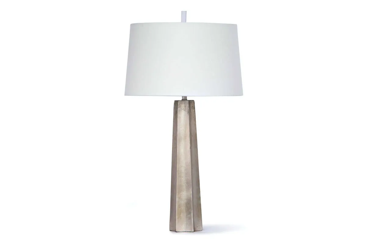 Celine Ambered Silver Leaf Table Lamp by Regina Andrew