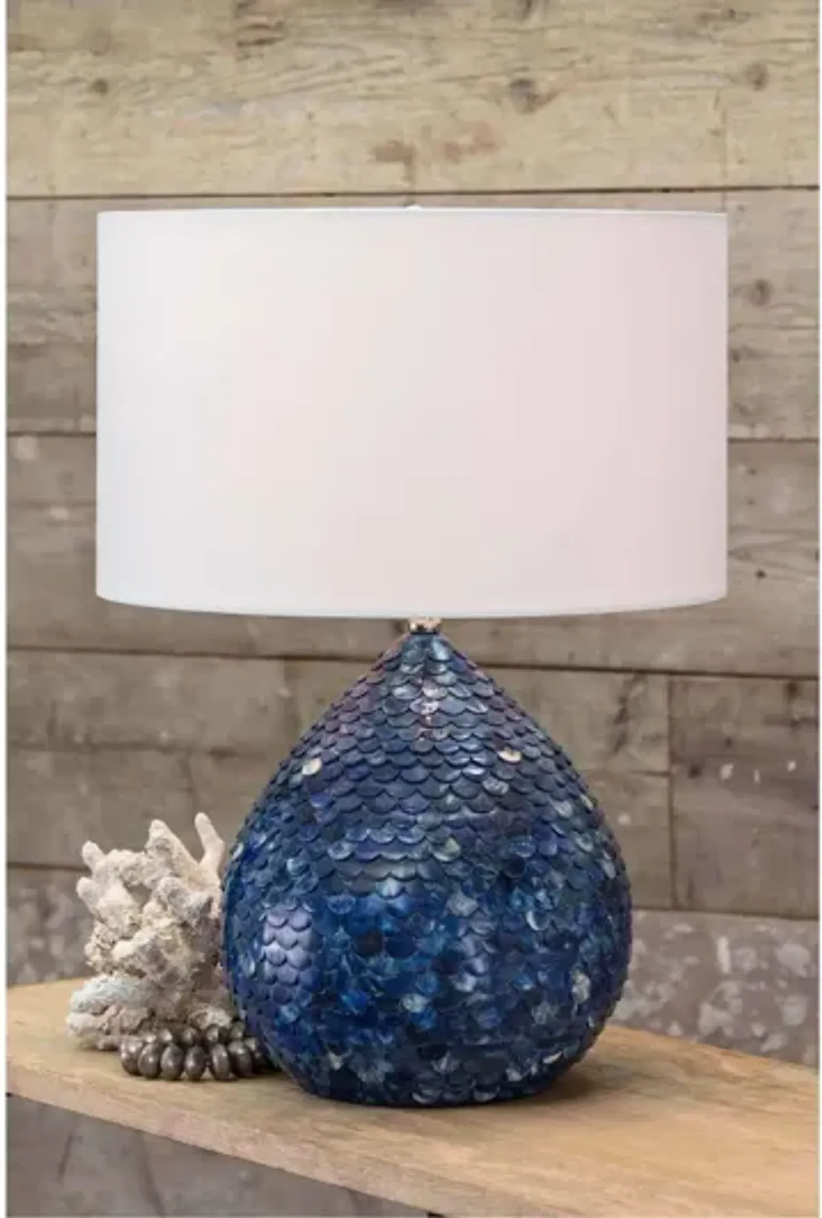 Sirene Blue Table Lamp by Regina Andrew