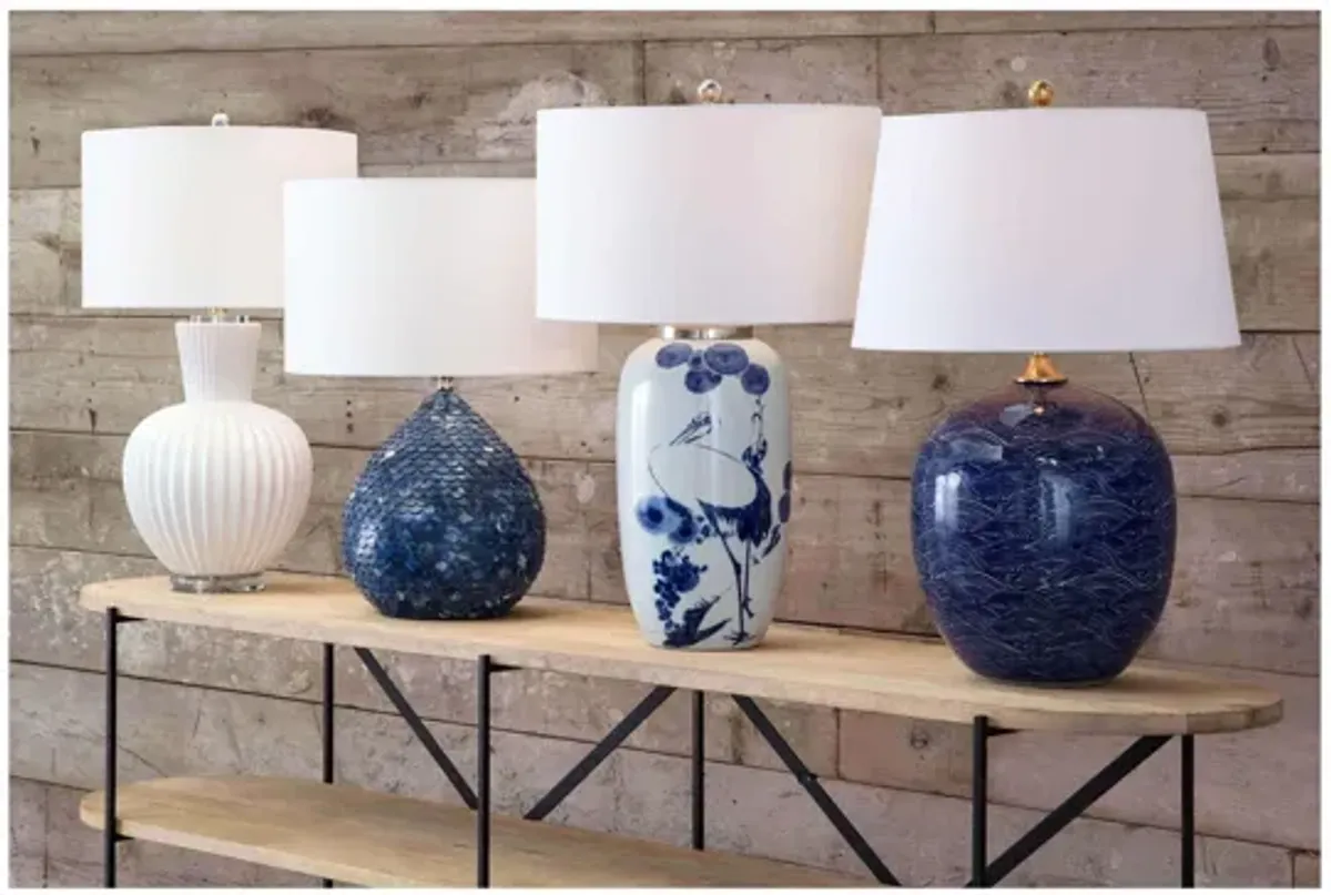 Sirene Blue Table Lamp by Regina Andrew