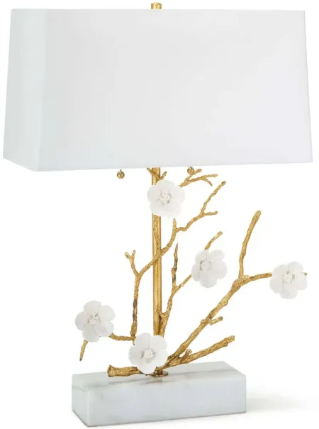 Cherise Gold Horizontal Table Lamp by Regina Andrew