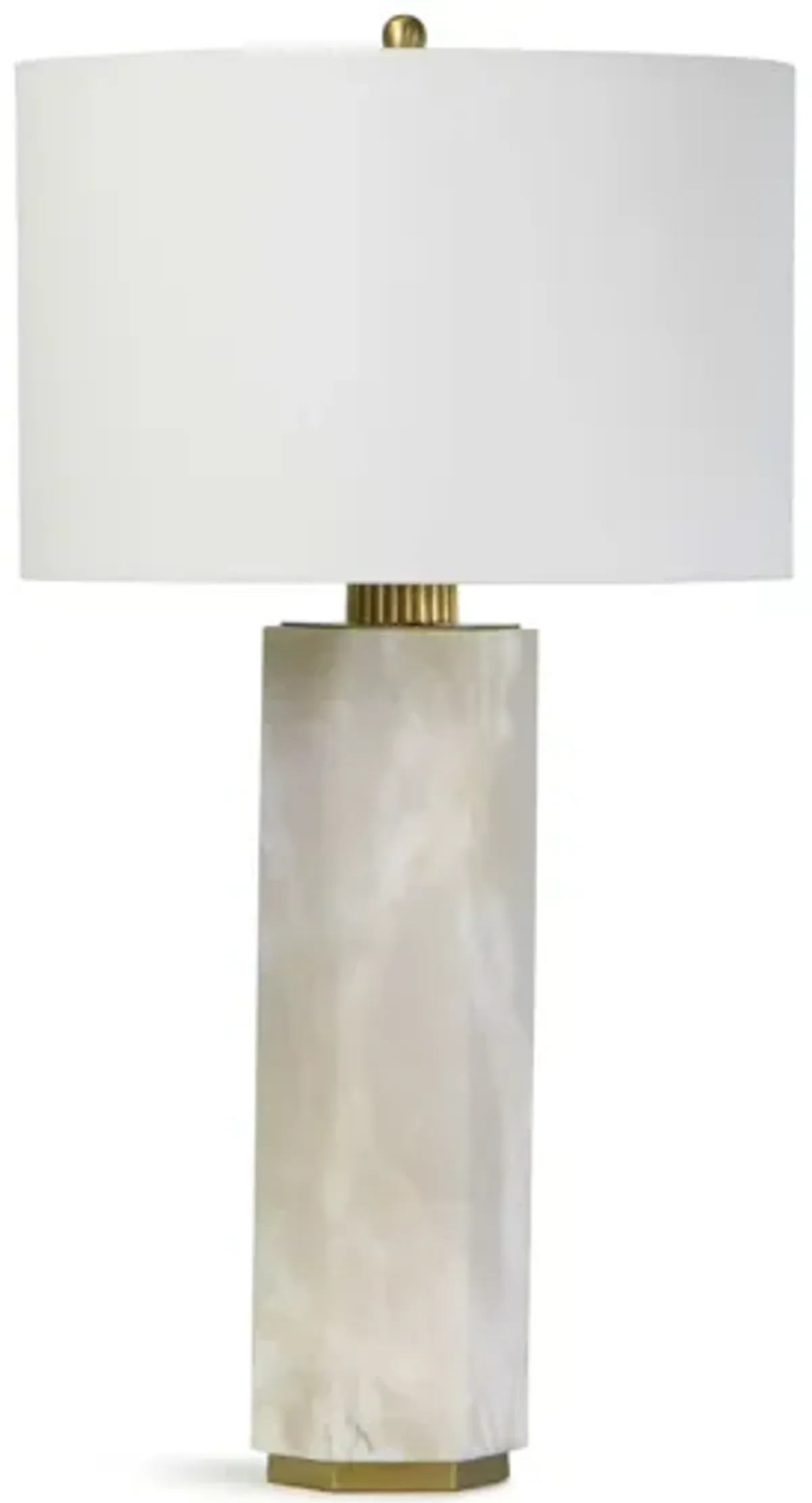 Gear Alabaster Table Lamp by Regina Andrew