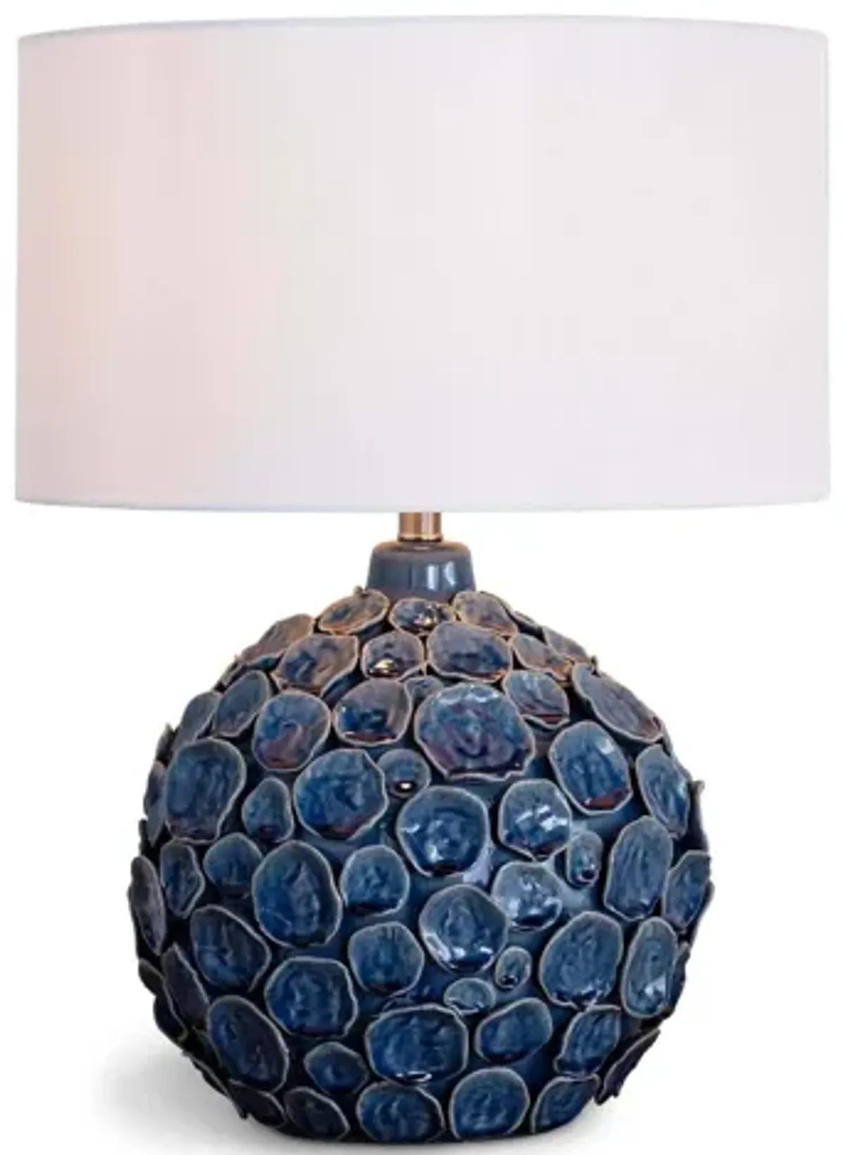 Lucia Blue Ceramic Table Lamp by Regina Andrew