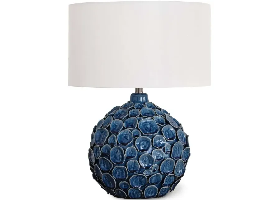 Lucia Blue Ceramic Table Lamp by Regina Andrew