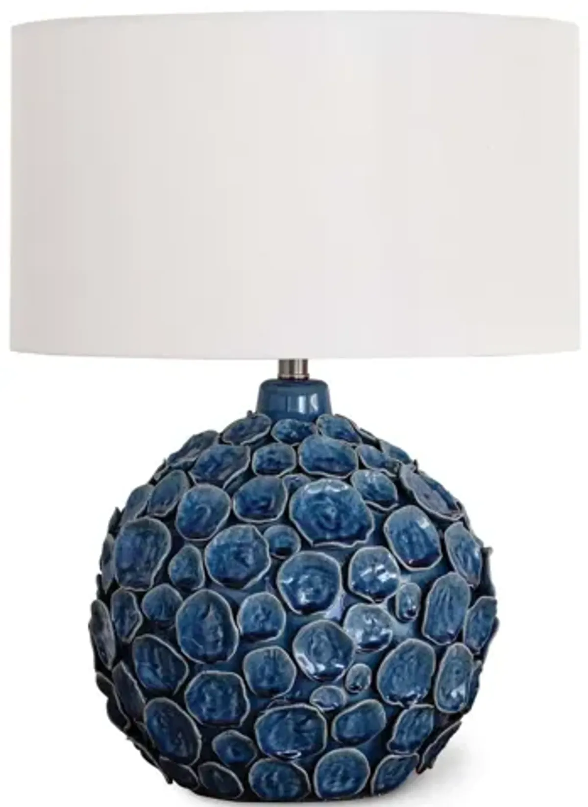 Lucia Blue Ceramic Table Lamp by Regina Andrew