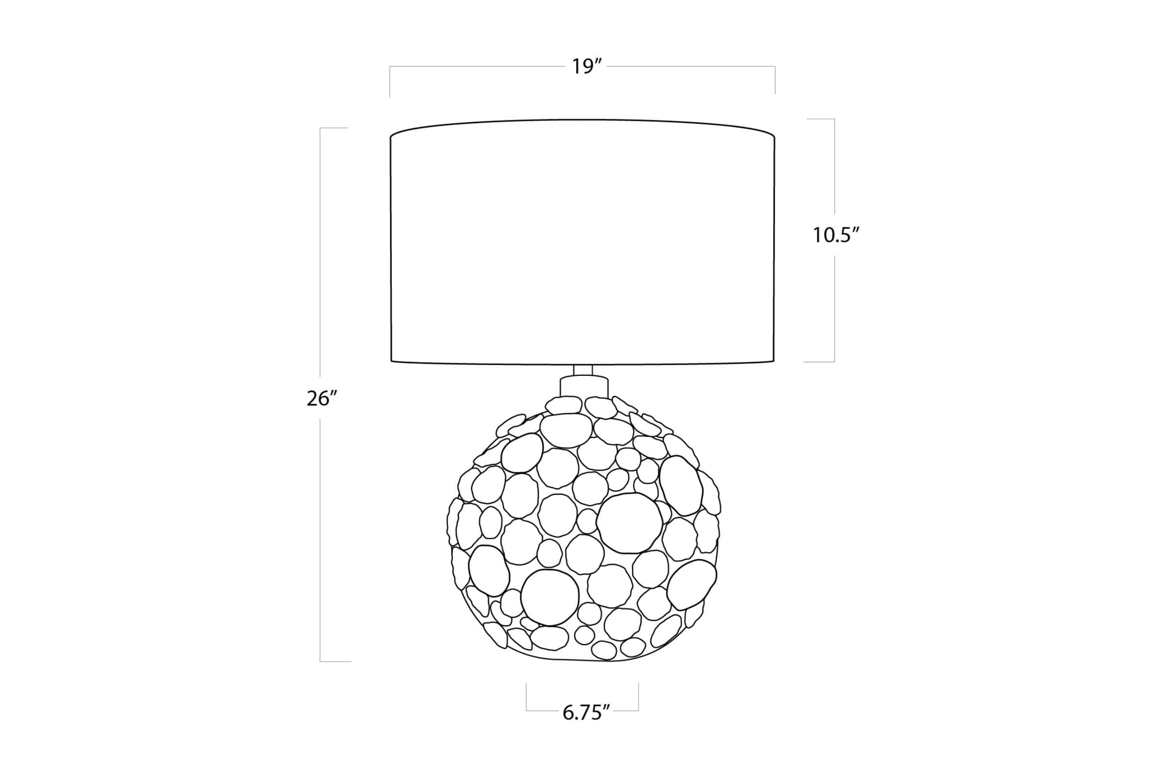 Coastal Living Lucia White Ceramic Table Lamp by Regina Andrew