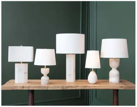 Joan Alabaster Large Table Lamp by Regina Andrew