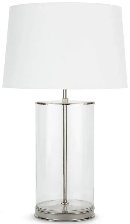 Coastal Living Magelian Polished Nickel Glass Table Lamp by Regina Andrew