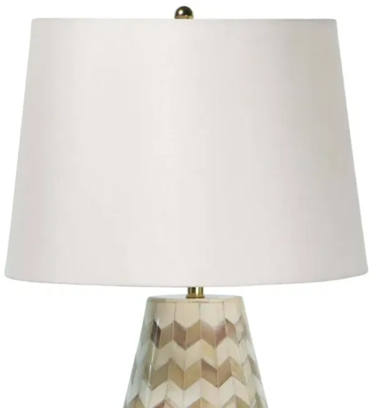 Cassia Natural Chevron Table Lamp by Regina Andrew