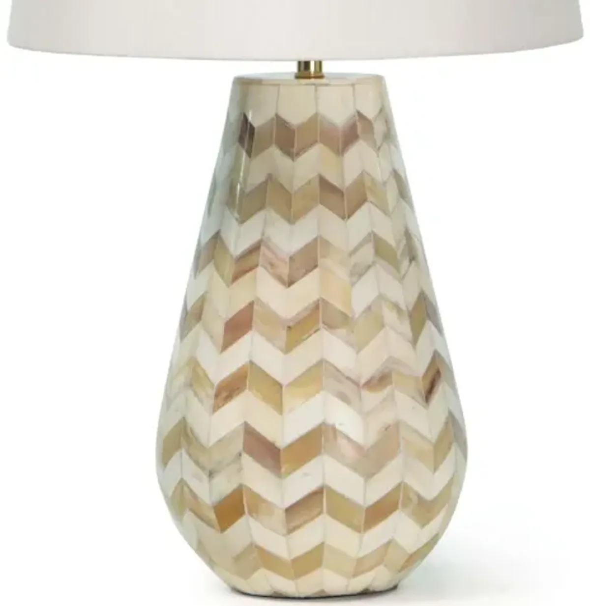 Cassia Natural Chevron Table Lamp by Regina Andrew