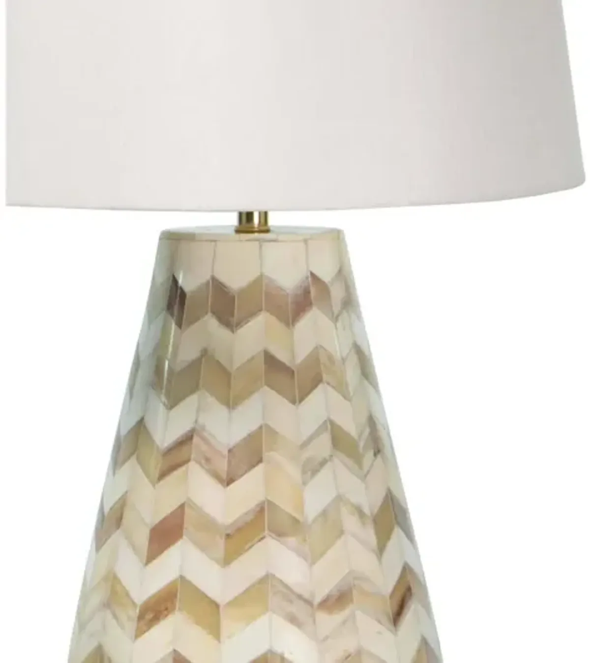 Cassia Natural Chevron Table Lamp by Regina Andrew