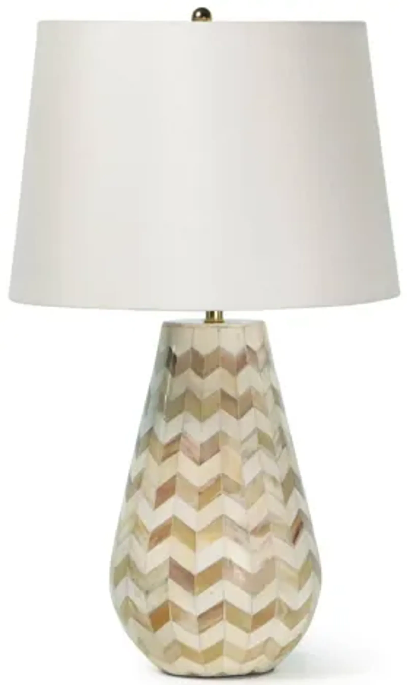 Cassia Natural Chevron Table Lamp by Regina Andrew