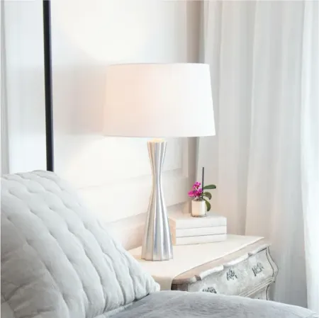 Naomi Silver Leaf Resin Table Lamp by Regina Andrew