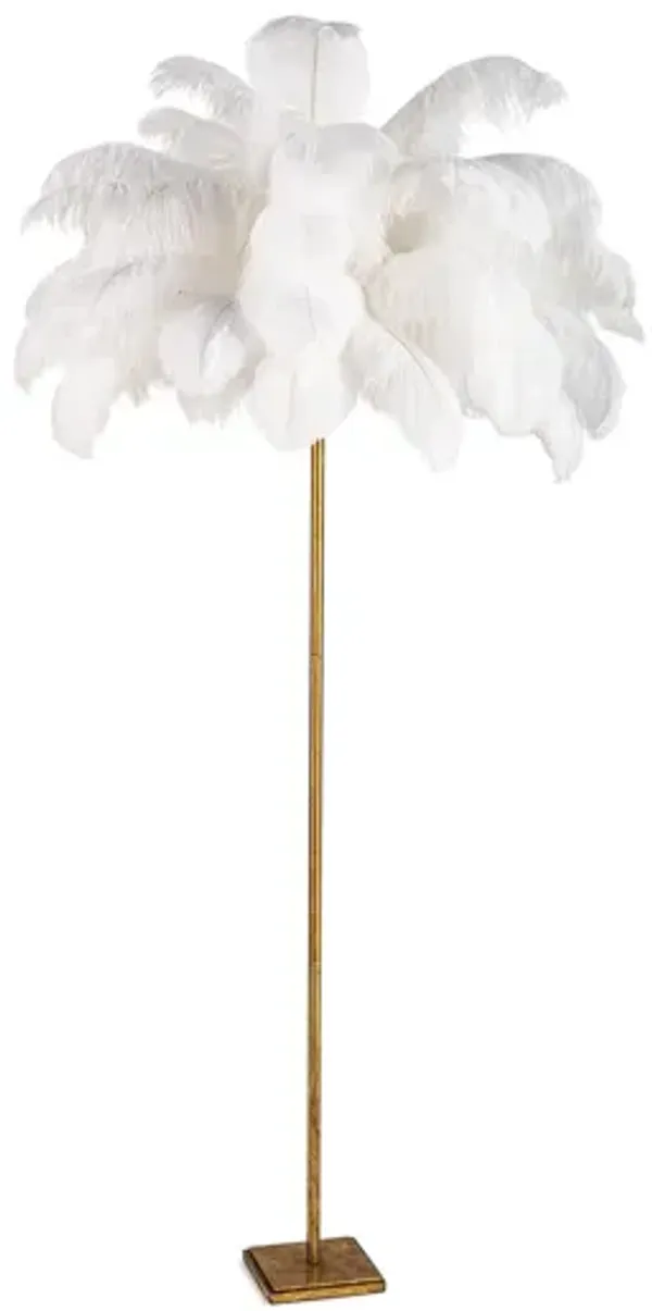 Josephine Feather Floor Lamp by Regina Andrew