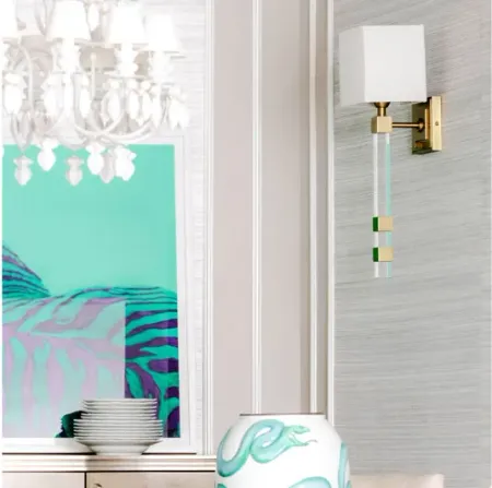 Metro Natural Brass Sconce by Regina Andrew