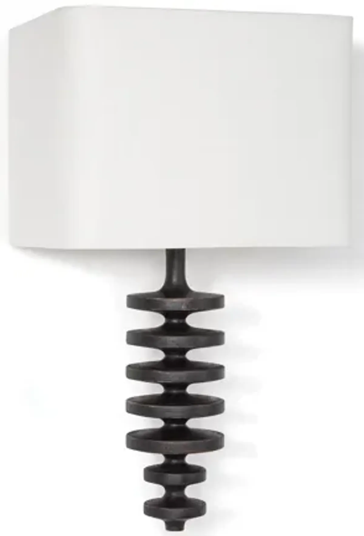 Fishbone Ebony Sconce by Regina Andrew