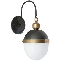 Otis Blackened and Natural Brass Sconce by Regina Andrew