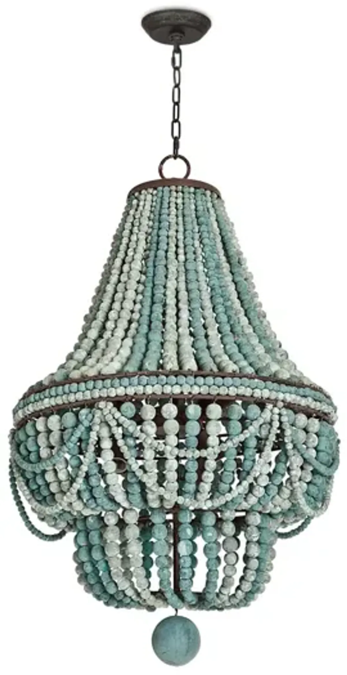 Malibu Blue Chandelier by Regina Andrew