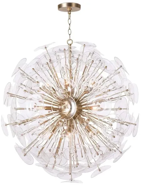 Poppy Large Clear Glass Chandelier by Regina Andrew