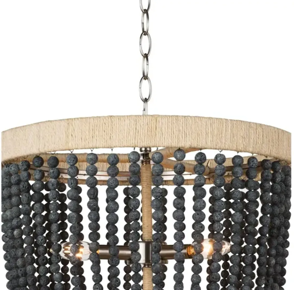 Milos Denim Blue Chandelier by Regina Andrew