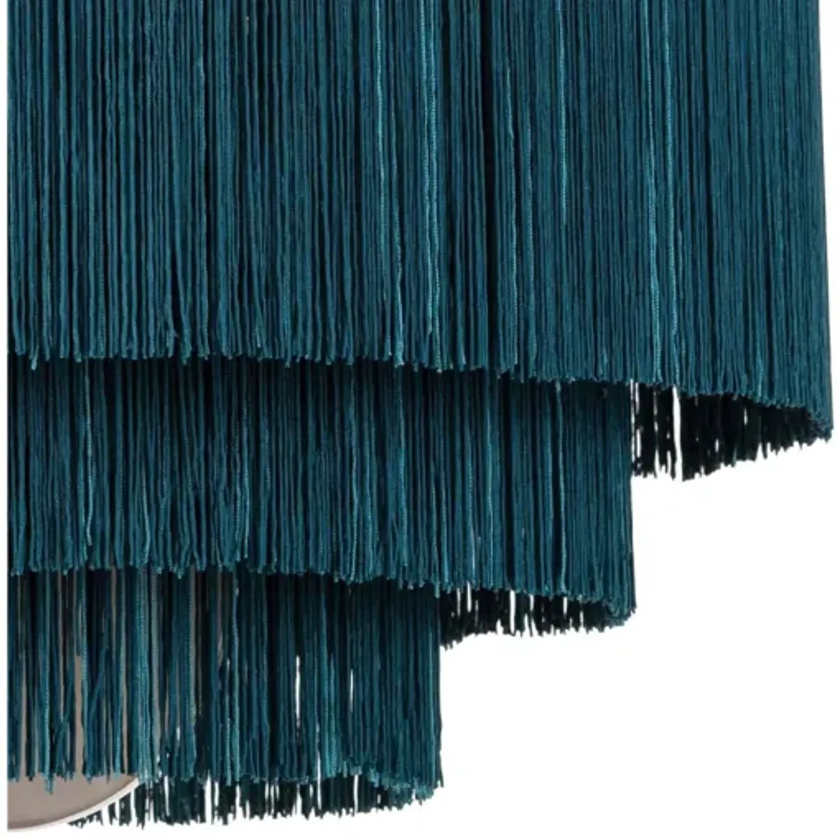 Cabaret Peacock Fringe Chandelier by Regina Andrew