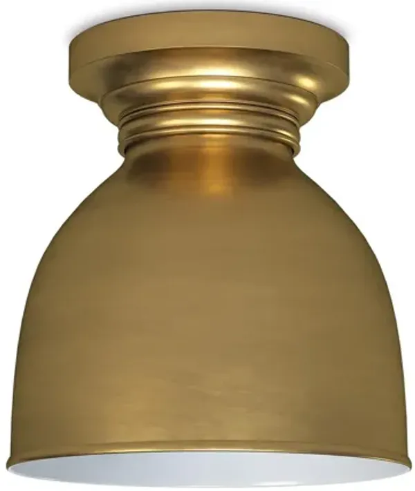 Pantry Natural Brass Flush Mount by Regina Andrew