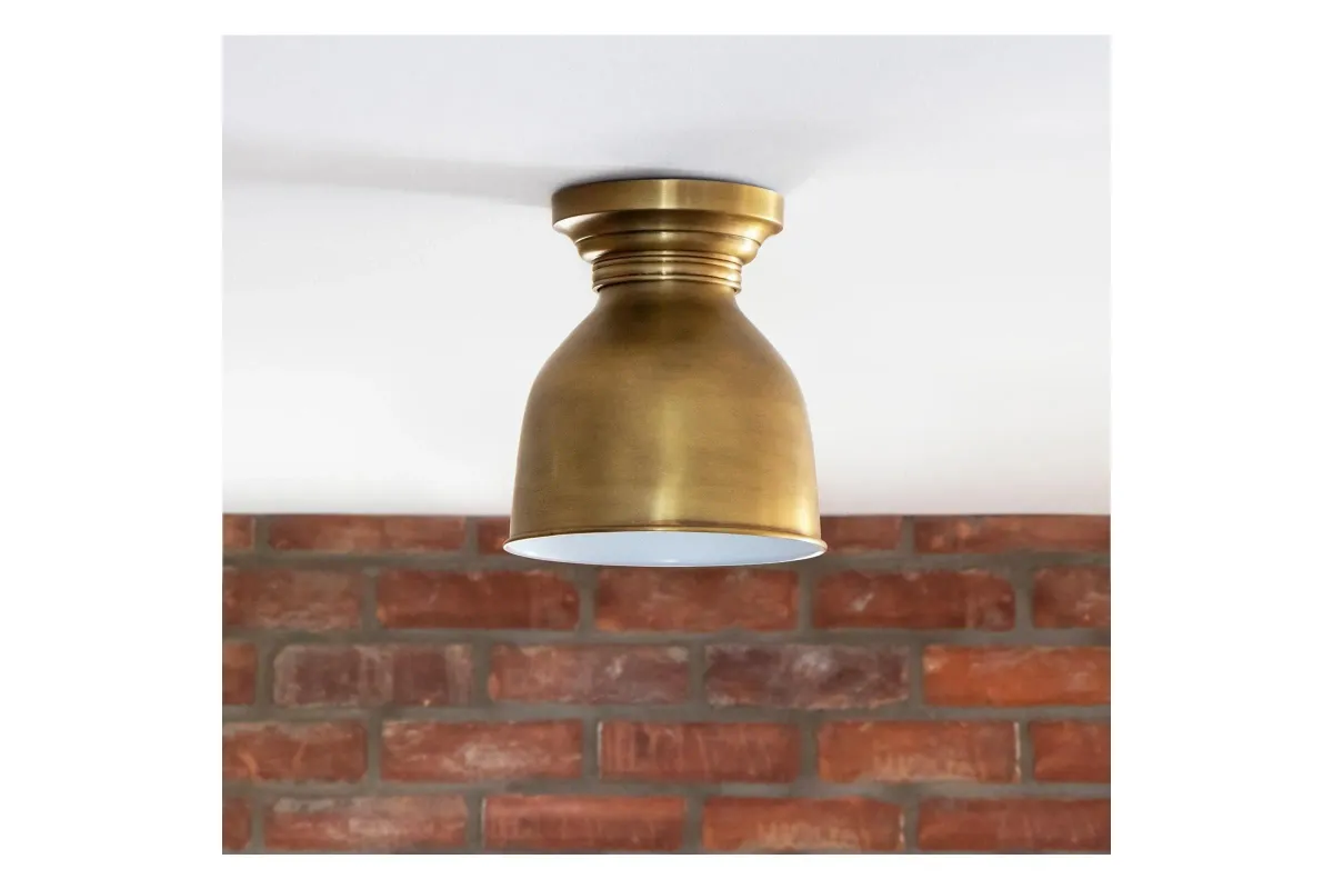 Pantry Polished Nickel Flush Mount by Regina Andrew