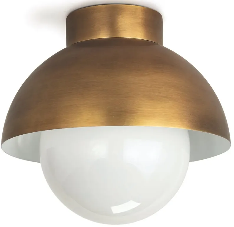 Montreux Natural Brass Flush Mount by Regina Andrew