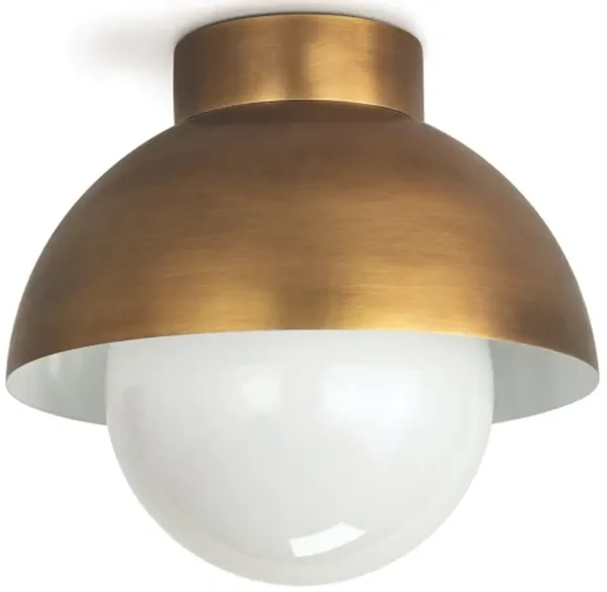 Montreux Natural Brass Flush Mount by Regina Andrew