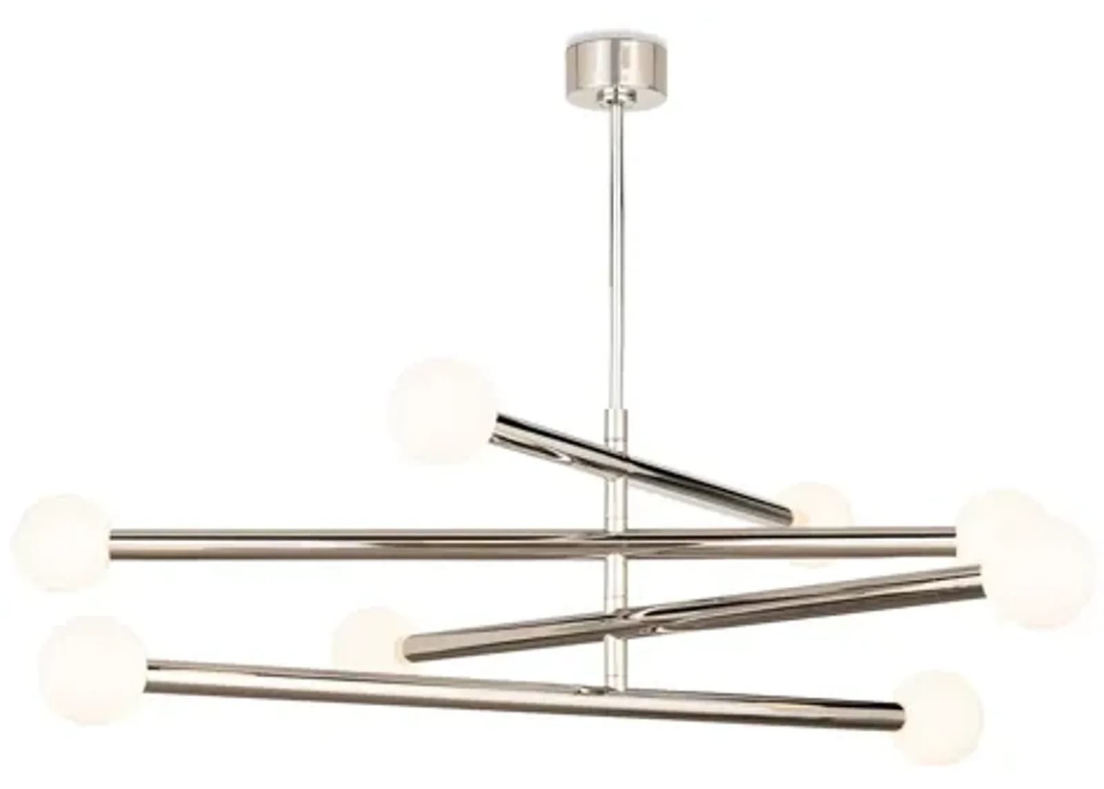 Beaubien Polished Nickel Chandelier by Regina Andrew