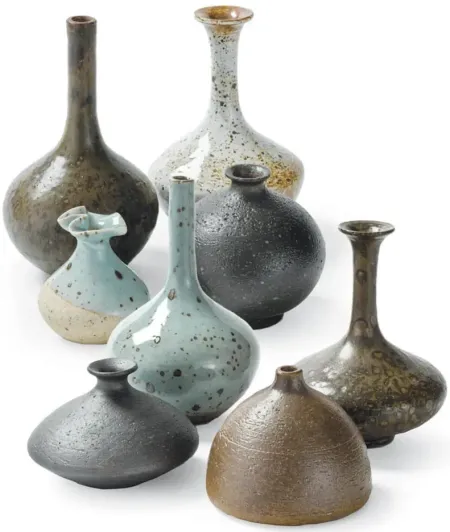 Porcelain Bud Vases, Set of 8 by Regina Andrew